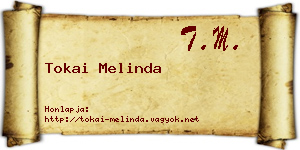 Tokai Melinda névjegykártya